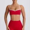 Sutien sport Soft Active cu decolteu în formă de inimă, roșu aprins Sutien sport Soft Active cu decolteu în formă de inimă, roșu aprins