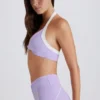 Sutien sport Soft Active cu decolteu în V și gât în formă de V, în culoarea liliac Sutien sport Soft Active cu decolteu în V și gât în formă de V, în culoarea liliac
