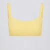 Sutien sport Soft Active cu detalii de cusături, culoare Lemon Sutien sport Soft Active cu detalii de cusături, culoare Lemon