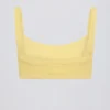 Sutien sport Soft Active cu detalii de cusături, culoare Lemon Sutien sport Soft Active cu detalii de cusături, culoare Lemon