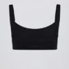 Sutien sport Soft Active cu detalii de cusături, negru Sutien sport Soft Active cu detalii de cusături, negru