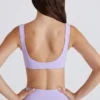 Sutien sport Soft Active cu detaliu răsucit în față, în culoarea liliac Sutien sport Soft Active cu detaliu răsucit în față, în culoarea liliac