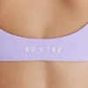 Sutien sport Soft Active cu detaliu răsucit în față, în culoarea liliac Sutien sport Soft Active cu detaliu răsucit în față, în culoarea liliac