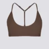 Sutien sport Soft Active cu spate în formă de V, culoare cacao Sutien sport Soft Active cu spate în formă de V, culoare cacao