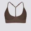 Sutien sport Soft Active cu spate în formă de V, culoare cacao Sutien sport Soft Active cu spate în formă de V, culoare cacao