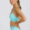 Sutien sport Soft Active cu spate încrucișat, în culoarea Aqua