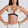 Sutien sport Soft Active Layered în culoarea Ivory