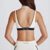 Sutien sport Soft Active Layered în culoarea Ivory