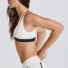 Sutien sport Soft Active Layered în culoarea Ivory