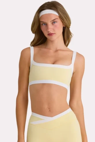 Sutien sport Soft Active în culoarea Lemon