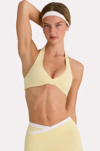 Sutien sport Soft Active în culoarea Lemon