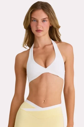 Sutien sport Soft Active în culoarea Milk