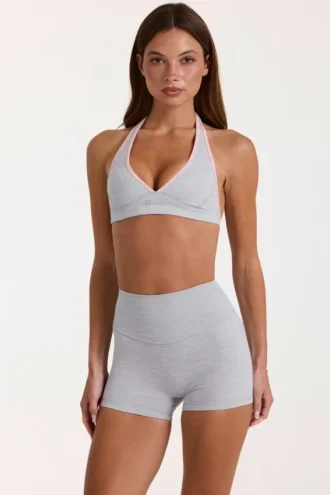 Sutien sport Soft Active în gri melanj