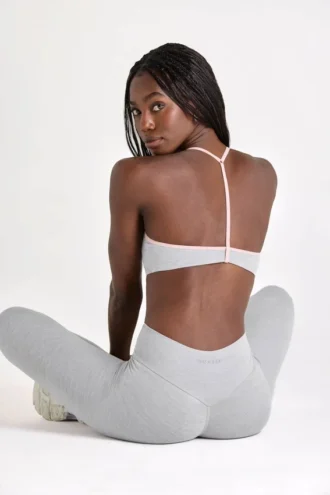 Sutien sport Soft Active în gri melanj