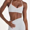Sutien sport Soft Active în gri melanj