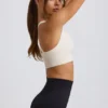 Sutien sport Super Sculpt fără cusături, cu bretele încrucișate la spate, în culoarea alb Sutien sport Super Sculpt fără cusături, cu bretele încrucișate la spate, în culoarea alb