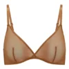 Sutien triunghiular Intimates din plasă moale, cu un singur strat, în culoarea Almond Sutien triunghiular Intimates din plasă moale, cu un singur strat, în culoarea Almond