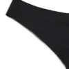 Tanga din tricot fără cusături, negru Tanga din tricot fără cusături, negru