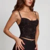 Top Armelia cu guler cowl și decupaje, în negru Top Armelia cu guler cowl și decupaje, în negru