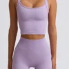 Top camisol lung fără cusături Super Sculpt în culoarea liliac deschis Top camisol lung fără cusături Super Sculpt în culoarea liliac deschis