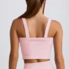 Top camisole lung fără cusături Super Sculpt în roz pudră Top camisole lung fără cusături Super Sculpt în roz pudră