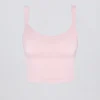 Top camisole lung fără cusături Super Sculpt în roz pudră Top camisole lung fără cusături Super Sculpt în roz pudră