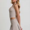 Top corset Lotta cu gât în V, în culoarea Ecru Top corset Lotta cu gât în V, în culoarea Ecru