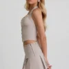 Top corset Lotta cu gât în V, în culoarea Ecru Top corset Lotta cu gât în V, în culoarea Ecru