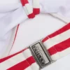 Top de bikini multifuncțional Cascais cu dungi roșu cireș Top de bikini multifuncțional Cascais cu dungi roșu cireș