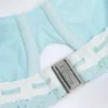 Top de bikini Ravello cu sârmă și balconetă, cu broderie englezească, în albastru pudră Top de bikini Ravello cu sârmă și balconetă, cu broderie englezească, în albastru pudră