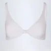 Top de bikini Santona cu detaliu nod, în culoarea alb