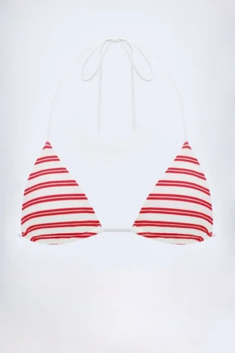 Top de bikini triunghiular Kotor în roșu cireș Top de bikini triunghiular Kotor în roșu cireș