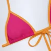Top de bikini triunghiular Paita în roz fucsia Top de bikini triunghiular Paita în roz fucsia