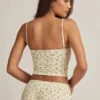 Top de pijama Isalie Modal Camisole cu imprimeu Lemon Top de pijama Isalie Modal Camisole cu imprimeu Lemon