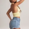 Top Drew Modal cu gât halter în culoarea Lemon Sherbet Top Drew Modal cu gât halter în culoarea Lemon Sherbet