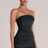 Top lung bandeau Leni, negru Top lung bandeau Leni, negru