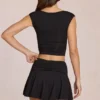 Fustă-pantalon Evelique cu talie medie, negru Fustă-pantalon Evelique cu talie medie, negru