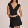 Fustă-pantalon Evelique cu talie medie, negru Fustă-pantalon Evelique cu talie medie, negru