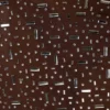 Fustă mini transparentă cu decupaj în V și ornamente Thalassa, culoare ciocolată intensă Fustă mini transparentă cu decupaj în V și ornamente Thalassa, culoare ciocolată intensă