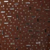 Fustă mini transparentă cu decupaj în V și ornamente Thalassa, culoare Mocha Fustă mini transparentă cu decupaj în V și ornamente Thalassa, culoare Mocha