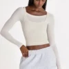 Top stratificat din modal, culoare ivoriu Top stratificat din modal, culoare ivoriu