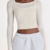 Top stratificat din modal, culoare ivoriu Top stratificat din modal, culoare ivoriu