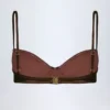 Topuri de bikini cu sârmă Aluna în bronz Topuri de bikini cu sârmă Aluna în bronz