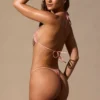 Topuri de bikini triunghiulare Elaria cu imprimeu Paisley
