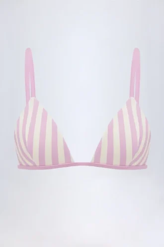 Topuri de bikini triunghiulare Montauk în mov