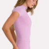 Topuri Soft Active cu fermoar pe un sfert în culoarea Sweet Pink Topuri Soft Active cu fermoar pe un sfert în culoarea Sweet Pink