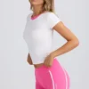 Tricou cu imprimeu grafic, alb Tricou cu imprimeu grafic, alb