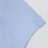 Tricou lung cu decupaje, culoare albastru deschis Tricou lung cu decupaje, culoare albastru deschis