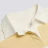Tricou oversized cu mâneci lungi și dungi, în culoarea lămâie