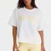 Tricou oversized din bumbac jersey, alb Tricou oversized din bumbac jersey, alb